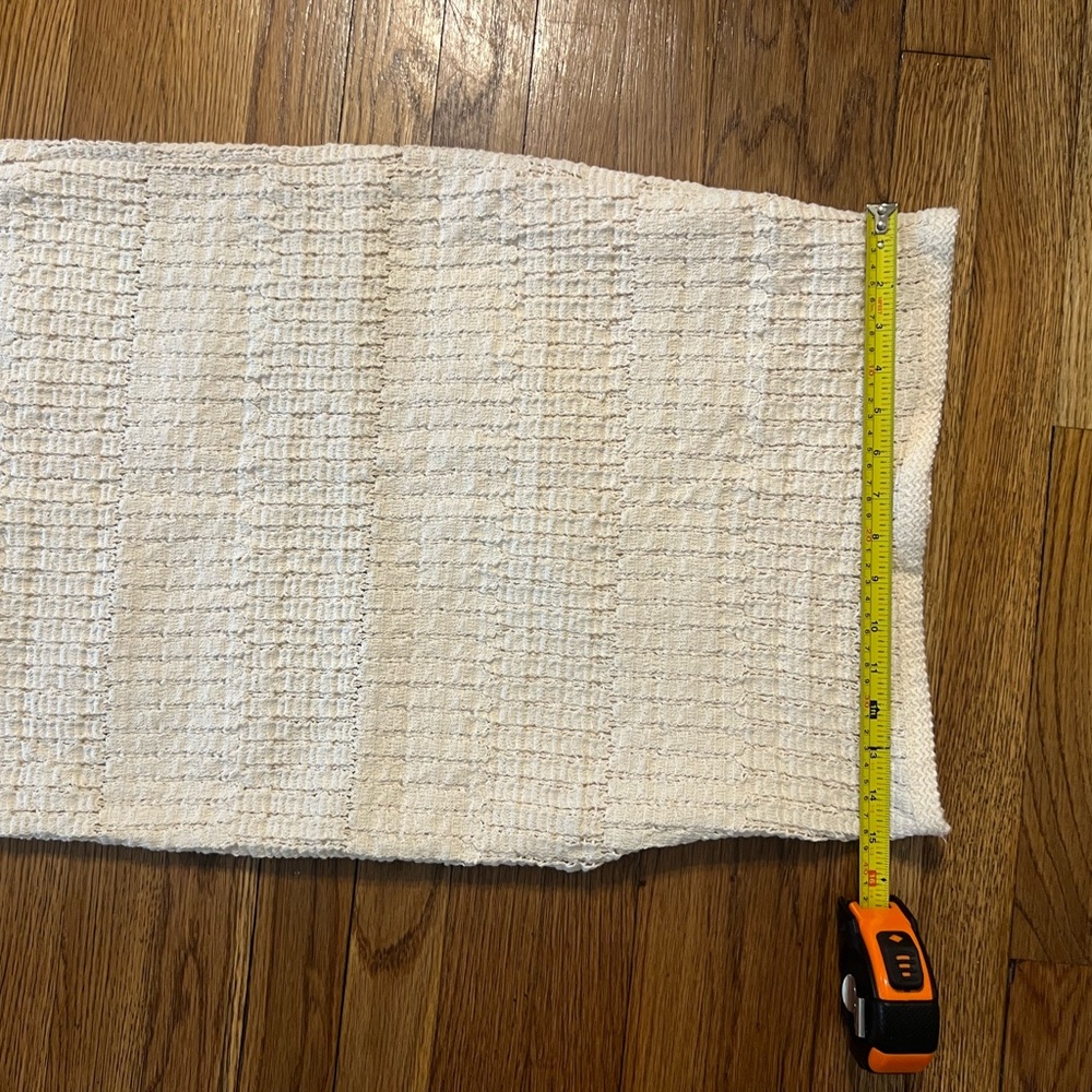 Zara Ivory Woven Ribbed Door Mat - Picture 8 of 10